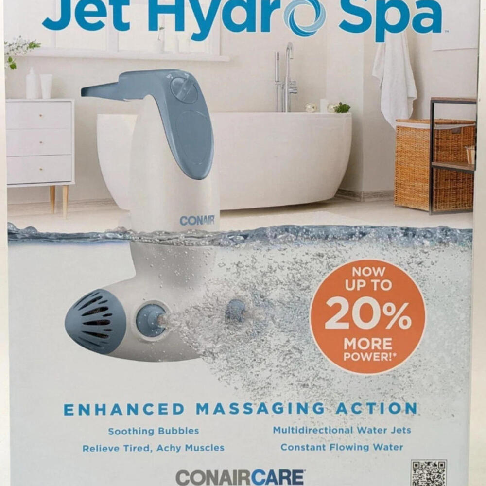**SOLD** Conair Jet Hydro Spa Dual Hydro Jets Bubbles Massage HYD100